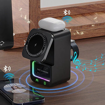 Bluetooth Speaker 5-in-1 Wireless Charger