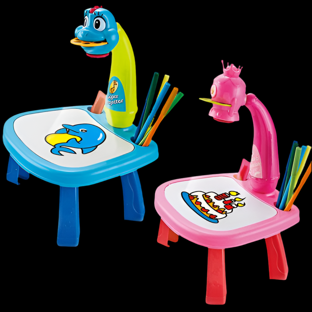 LED Projector Art Painting Table for Kids
