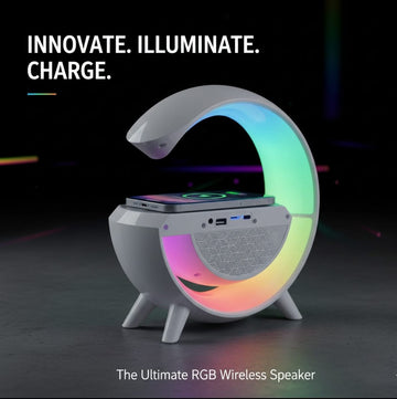 Led Wireless Charger Speaker